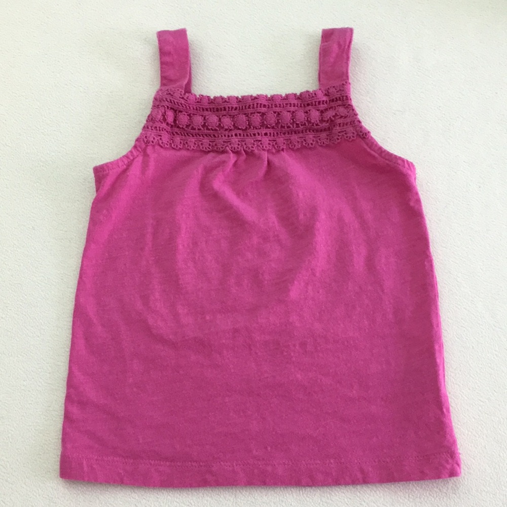 Fuschia Pink Tank with Trim by Carter’s